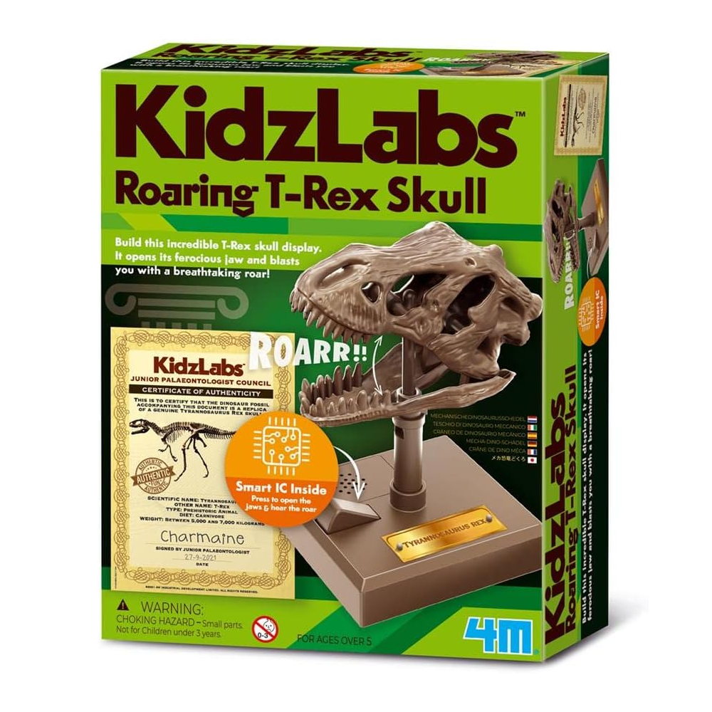 KidzLabs - Roaring T-Rex Skull