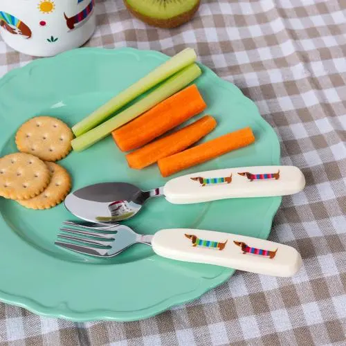 Cutlery Set & Carry Case- Sausage Dog