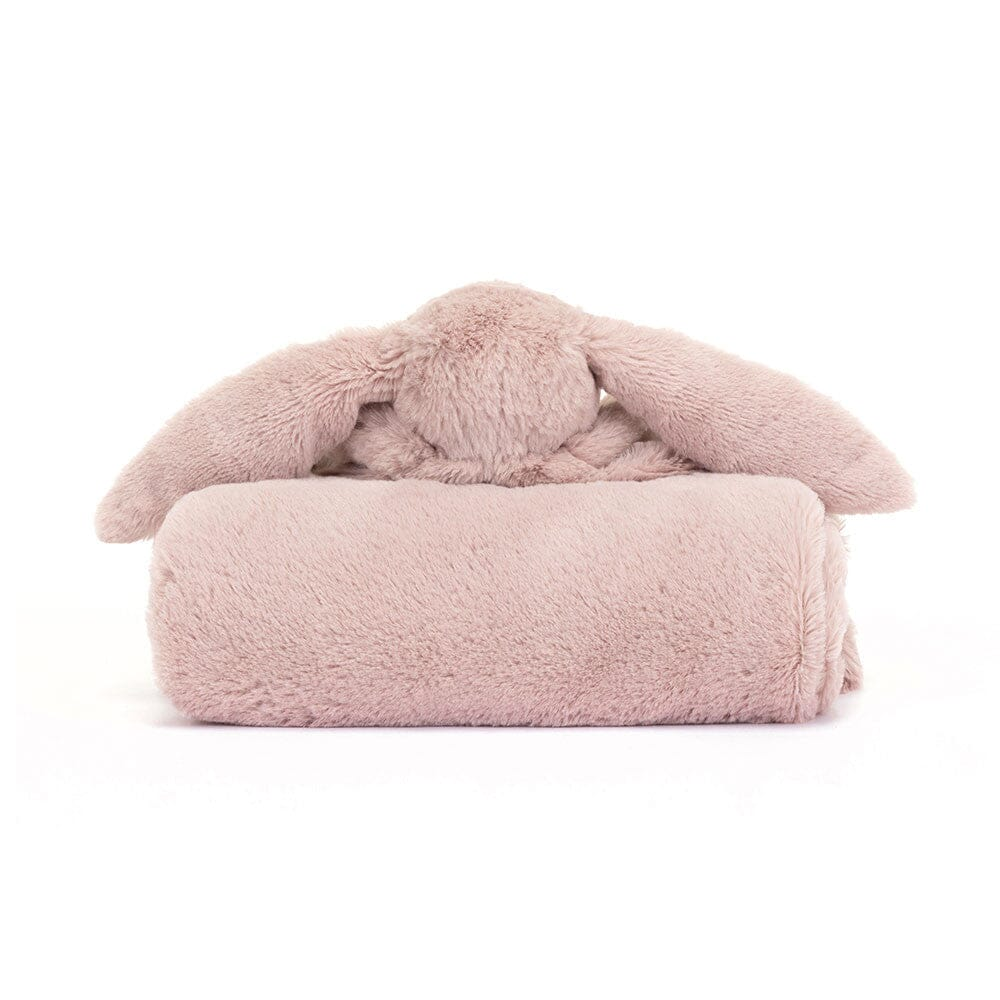 Bashful Luxe Bunny Rosa Blankie