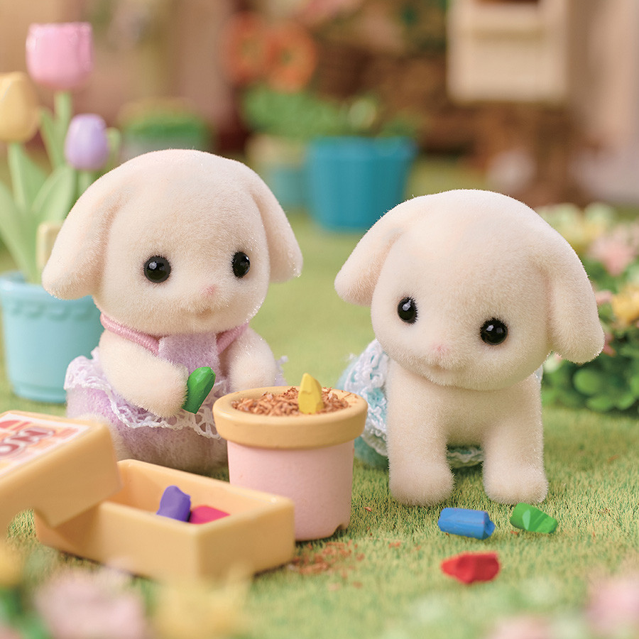 Flora Rabbit Twins