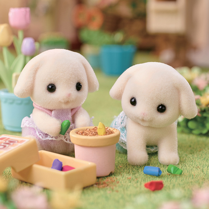 Flora Rabbit Twins