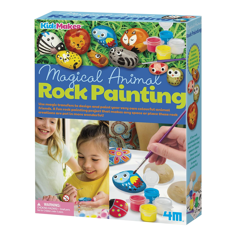 KidzMaker - Magical Animal Rock Painting