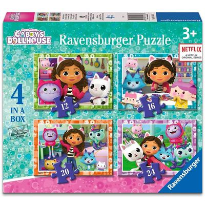 4 in a Box Puzzle - Gabby's Dollhouse