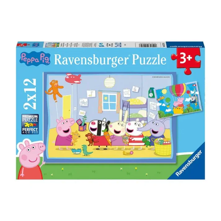 2 x 12 pc Puzzle - Peppa's Adventures