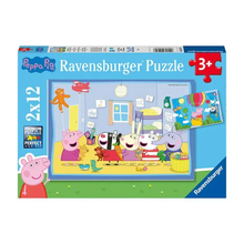 2 x 12 pc Puzzle - Peppa's Adventures