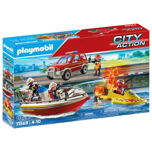 Fire Brigade Mission on The water - City