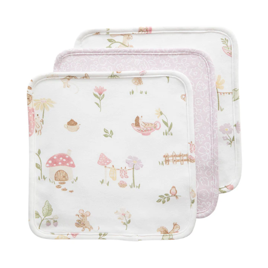 Wash Cloths 3pk - Whimsical Wonderland