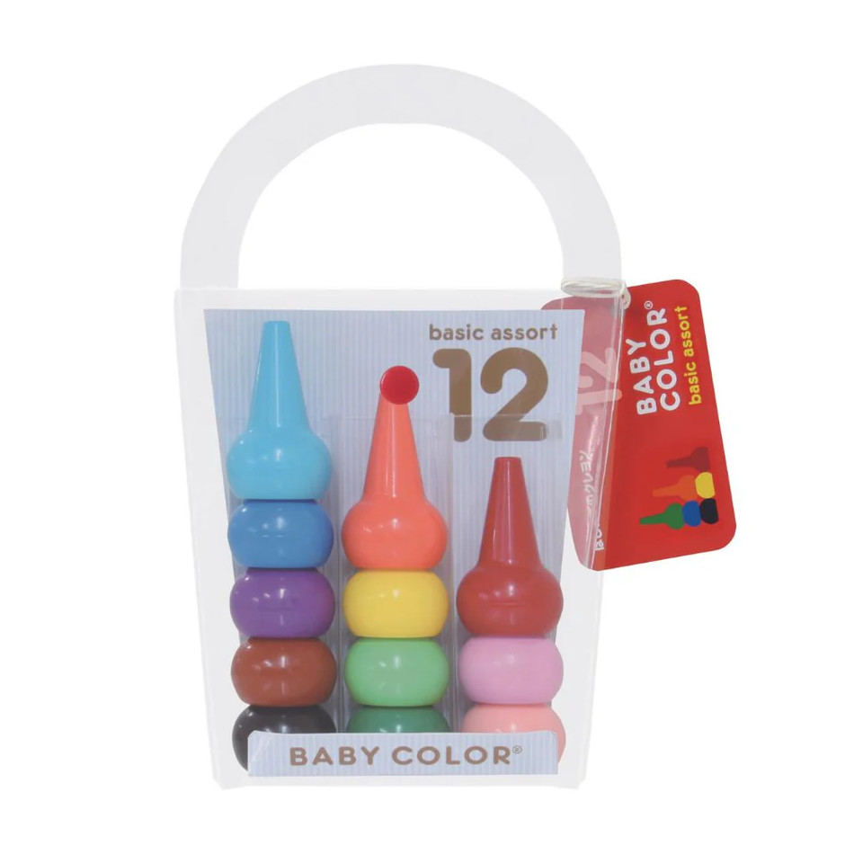 Baby Colour Basic 12 Pack Crayons