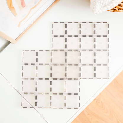 Connetix Clear Base Plate Pack (2 pc)