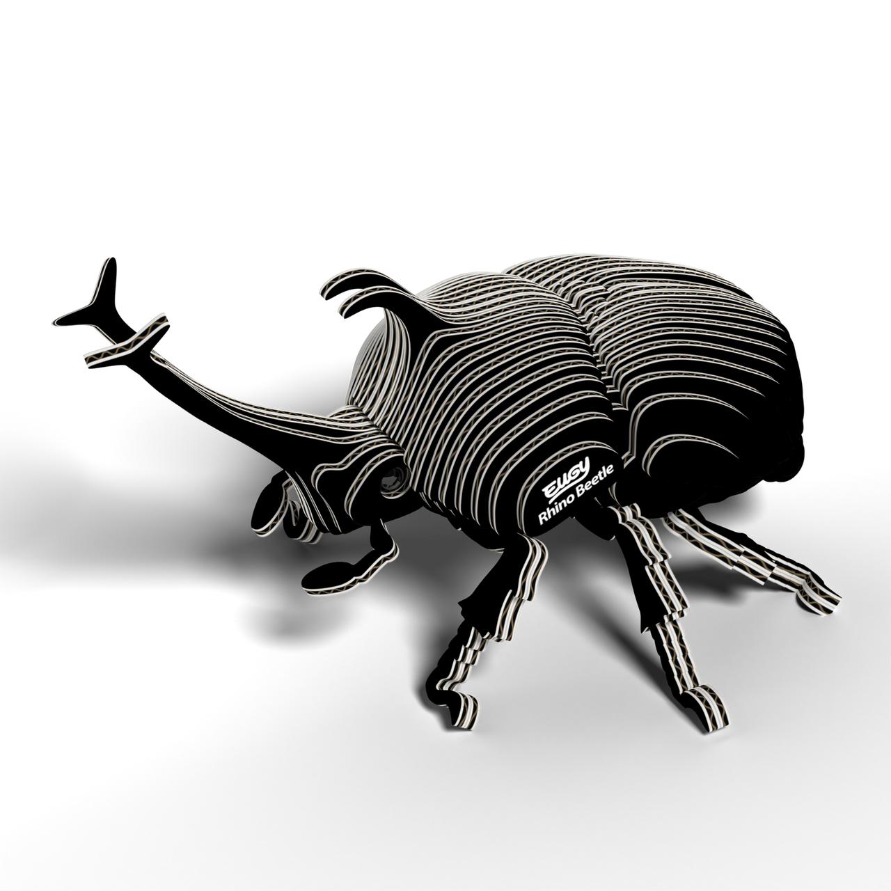 3D Cardboard Model Kit - Rhino Beetle