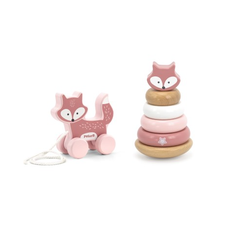 Pull Along And Stacking Set - Fox