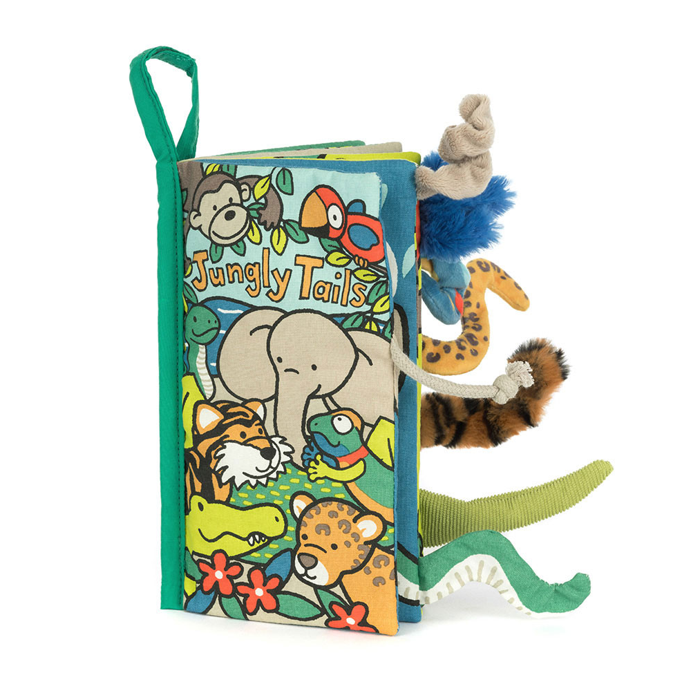Jungly Tails Fabric Book