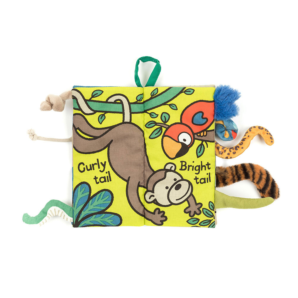 Jungly Tails Fabric Book