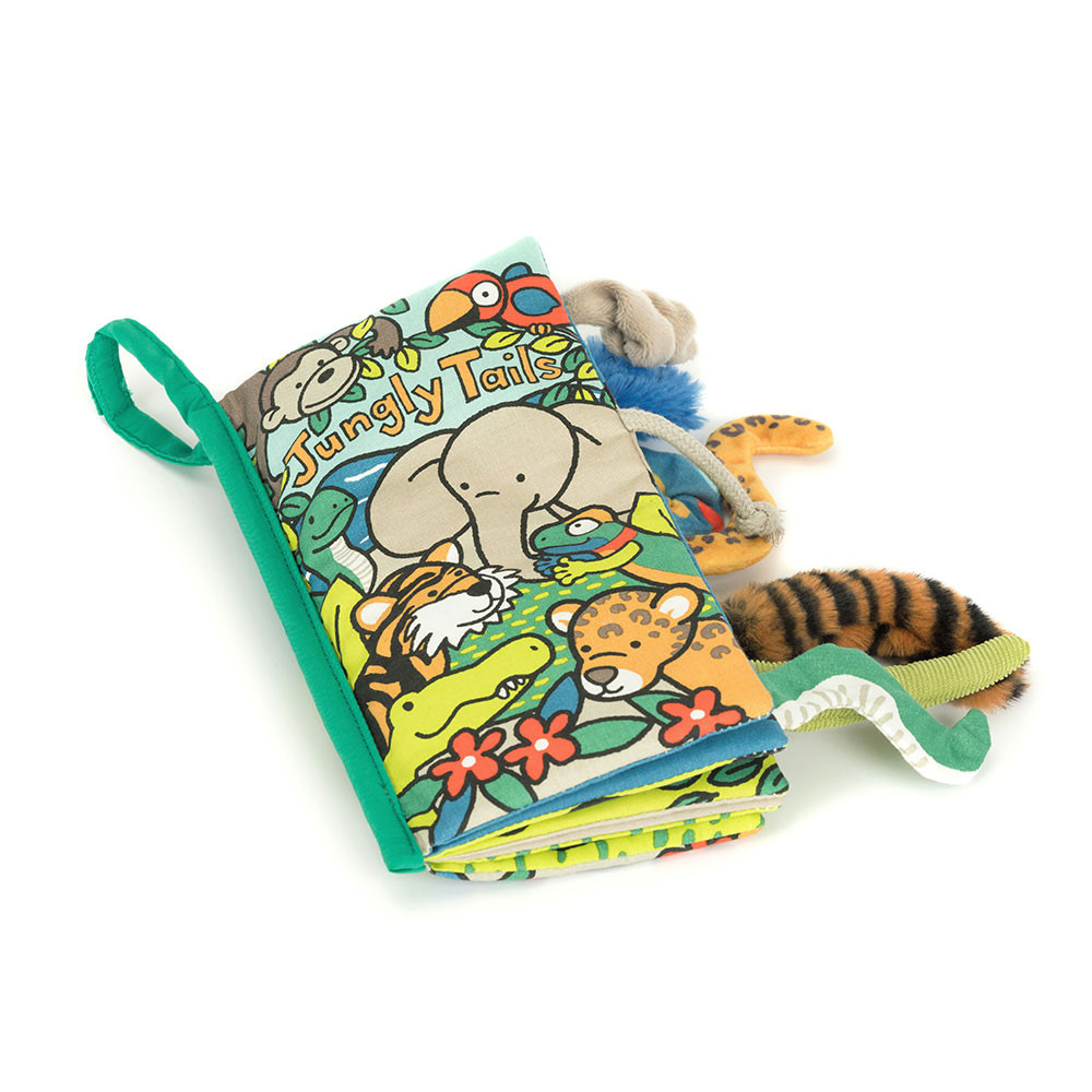 Jungly Tails Fabric Book