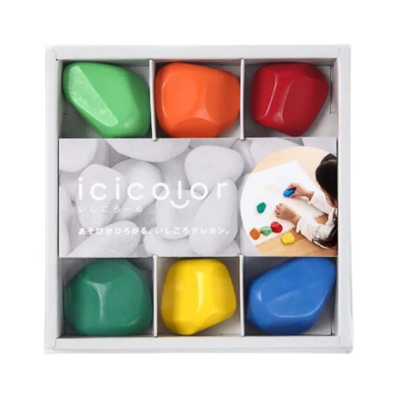 Icicolor Stone Shaped Crayons