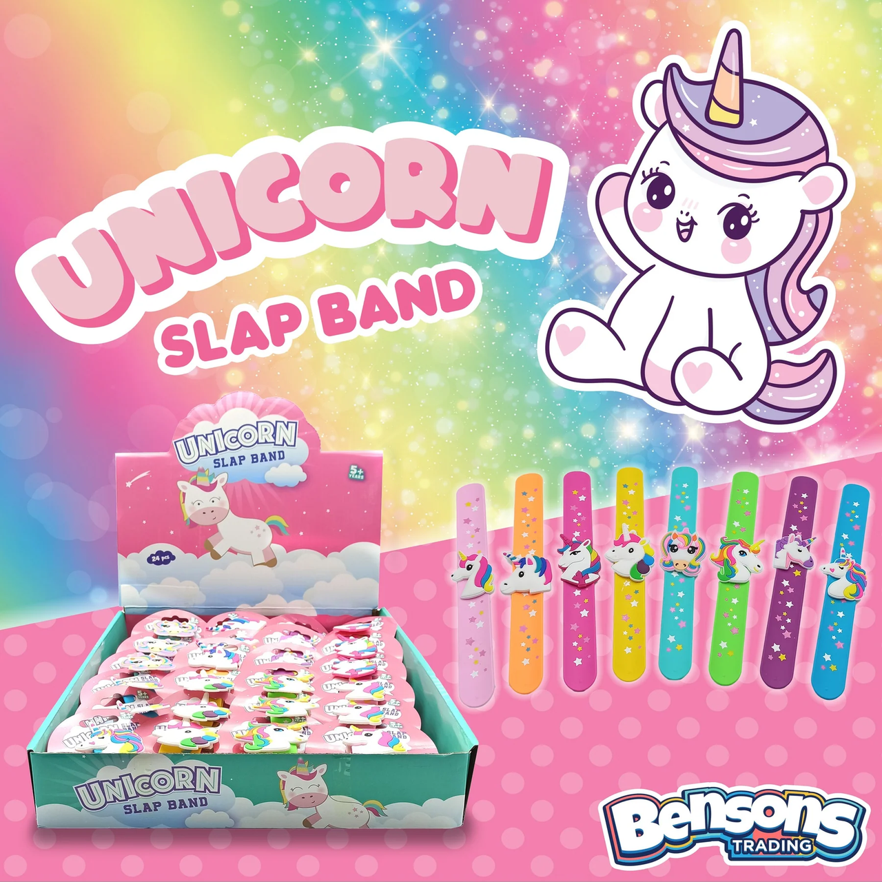 Unicorn Slap Band - Assorted