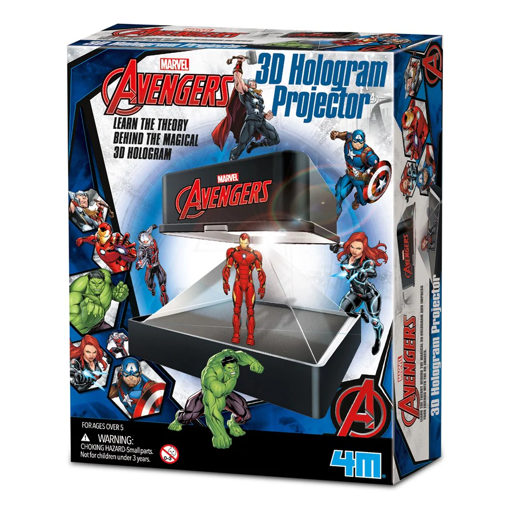 KidzLabs - Marvel Avengers 3D Hologram Projector