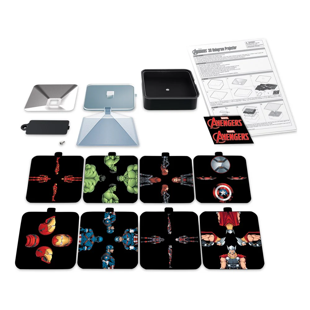 KidzLabs - Marvel Avengers 3D Hologram Projector