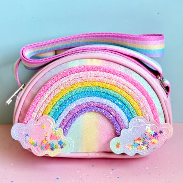 Shoulder Bag - Pink Rainbow
