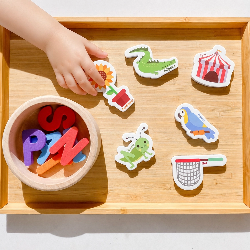 A-Z Magnetic Objects & Letters