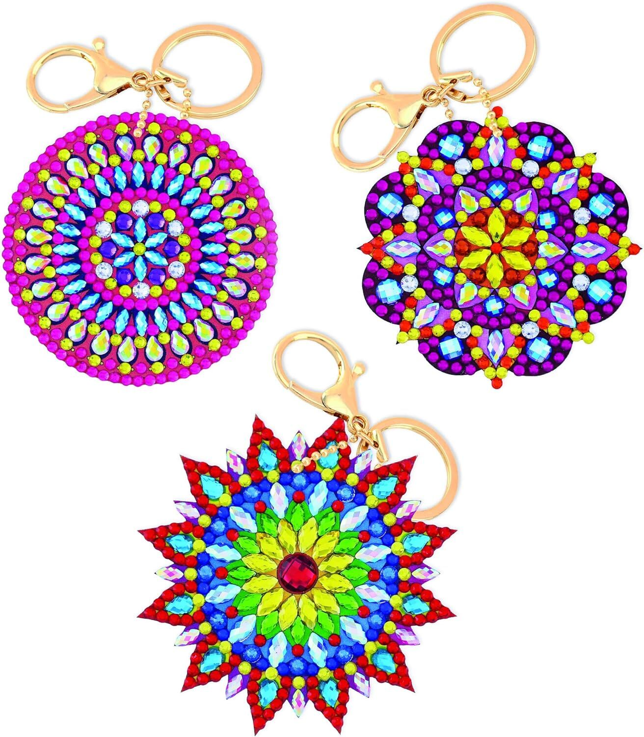 Crystal Art - Mandalas Keyring Kit