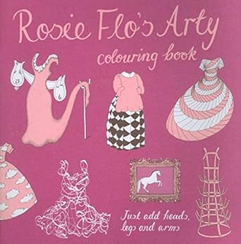 Rosie Flo's Arty Colouring In Book