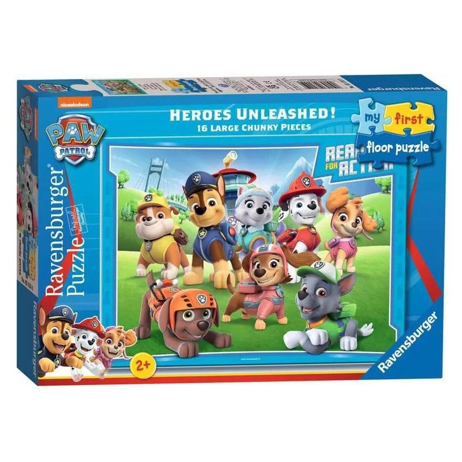 16 pc Puzzle - Paw Patrol Heroes Unleashed