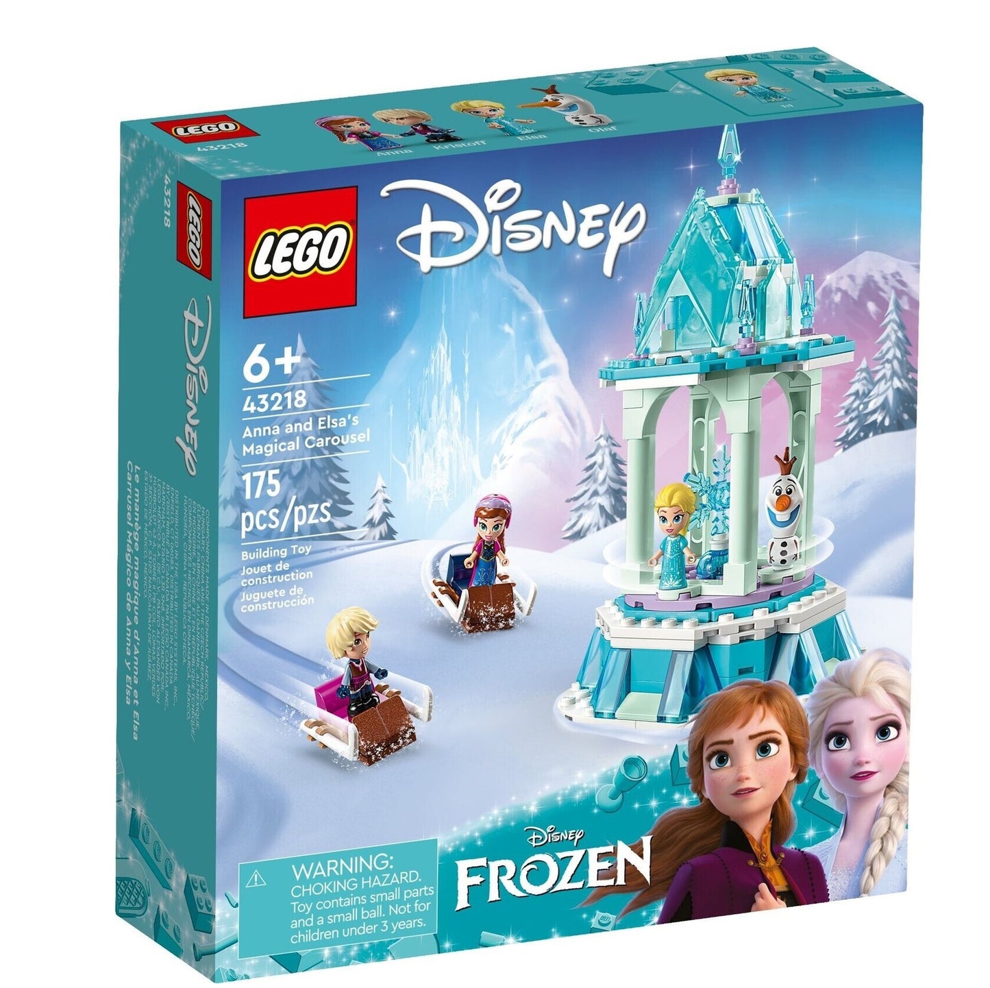 Anna and Elsa's Magical Carousel Lego 43218
