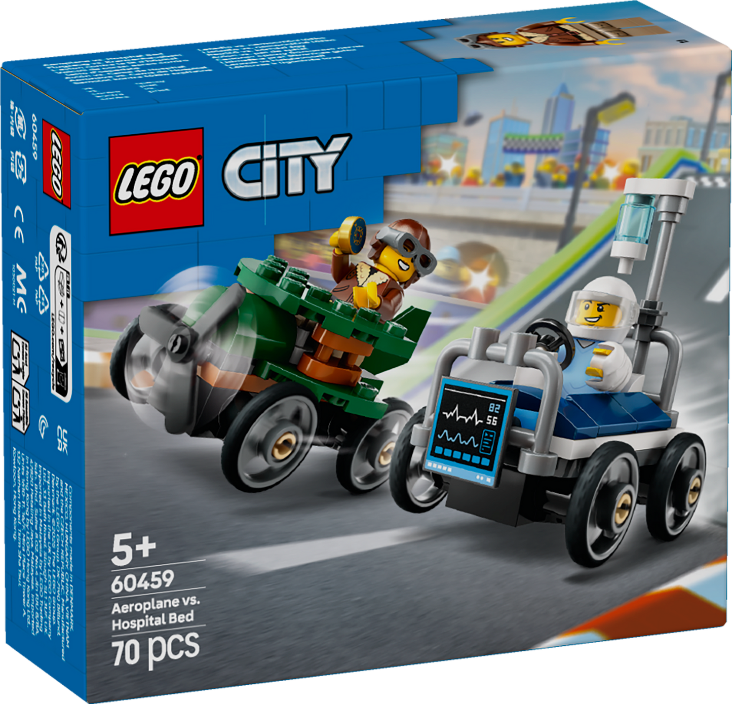 Aeroplane VS Hospital Bed Lego 60459
