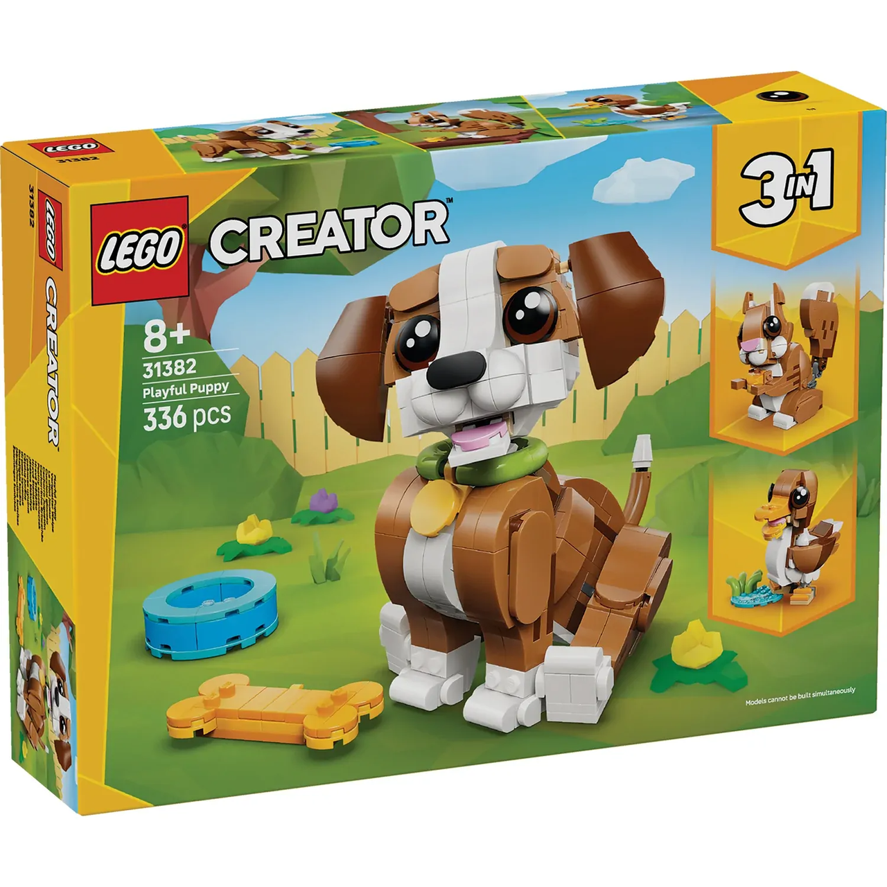 Cute Animals: Playful Puppy Dog Lego 31382