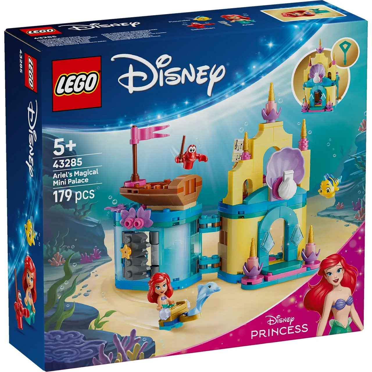 Ariel's Magical Mini Palace Lego 43285