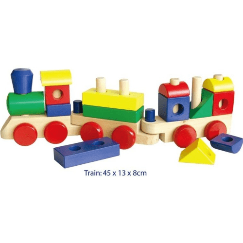 Stacking Train With Blocks