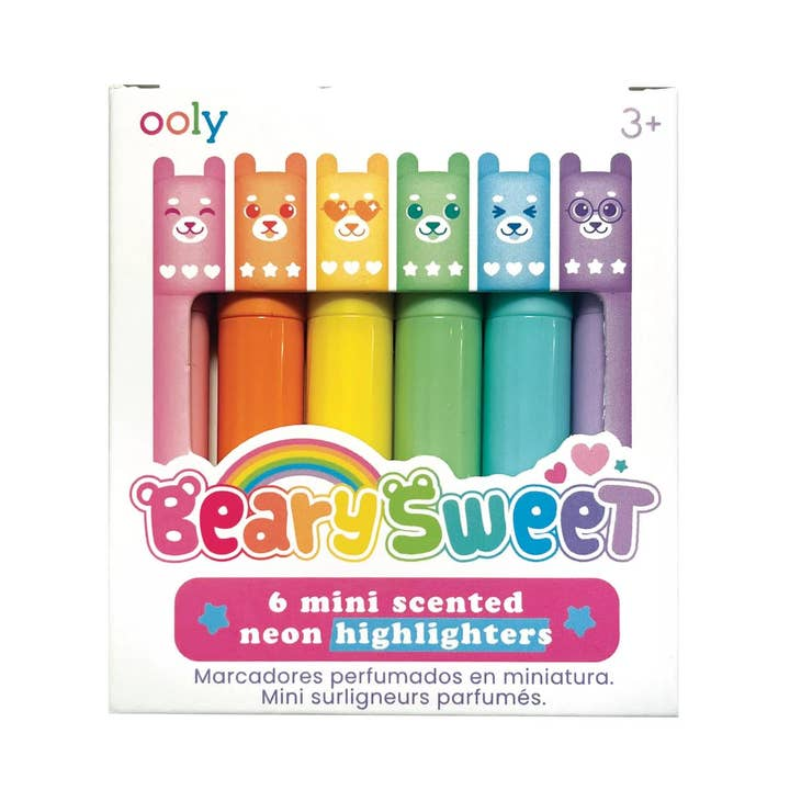 Beary Sweet- Mini Scented Neon Highlighters