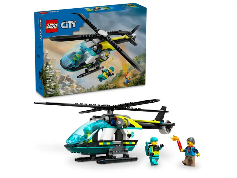 Emergency Rescue Helicopter Lego 60405