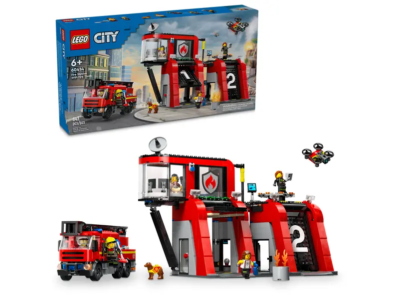 LEGO CITY - 60414 Fire Station with Fire Engine