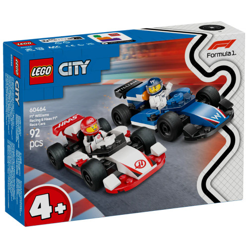 F1 Williams Racing &Haas RF1 Race Car Lego 60464