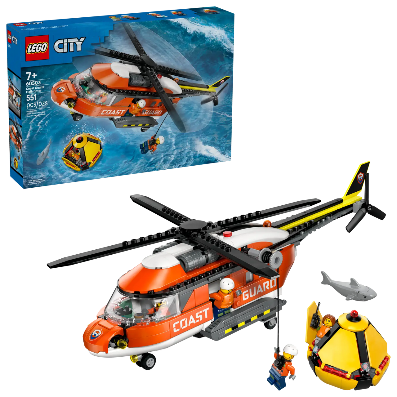 Coast Guard Helicopter Lego 60503
