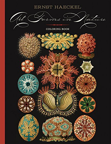 Ernst Haeckel The Forms in Nature Colouring in Book