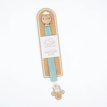 100% Cotton Pacifier Clip - Highland Green