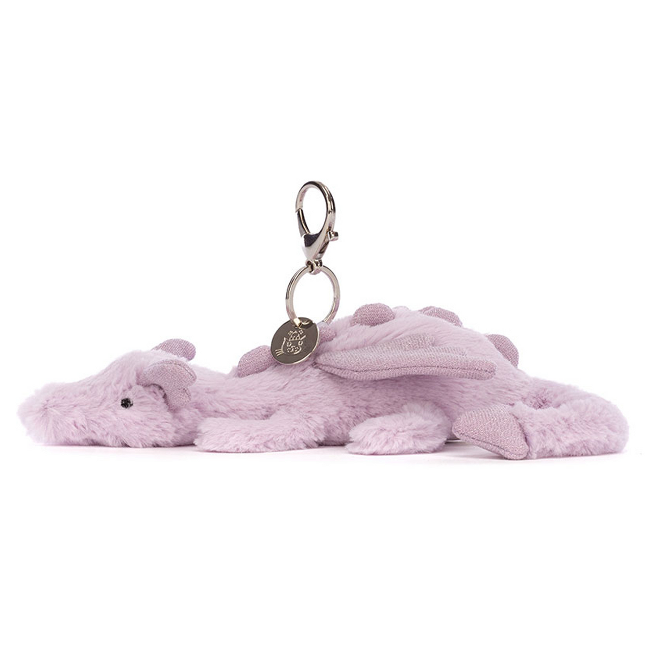 Lavender Dragon Bag Charm