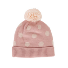 Beanie - Raindrops - Pink
