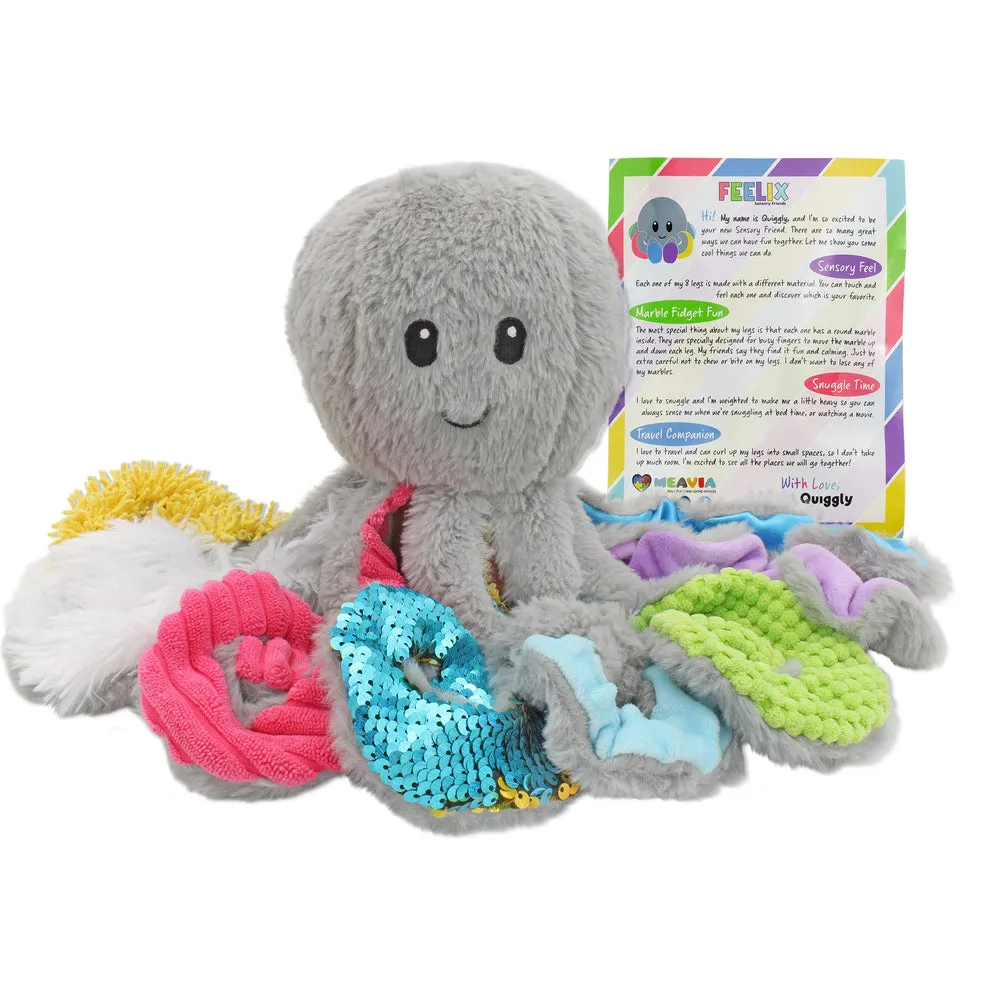 Quiggly The Wiggle Sensory Octopus- Large