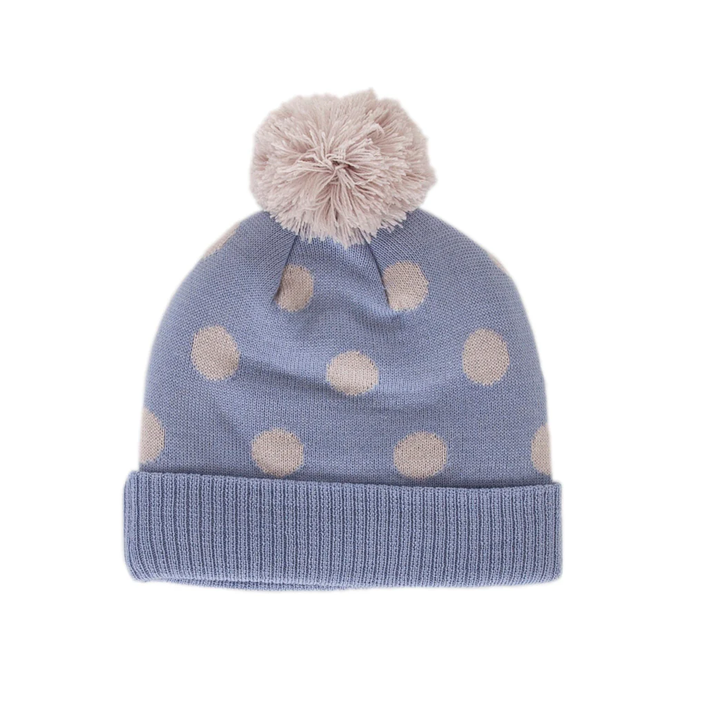 Beanie - Raindrops - Blue