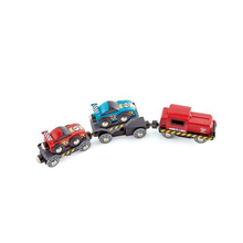 Pull-Back Plush Car Set