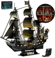 Queen Anne's Revenge 3D Puzzle with LED