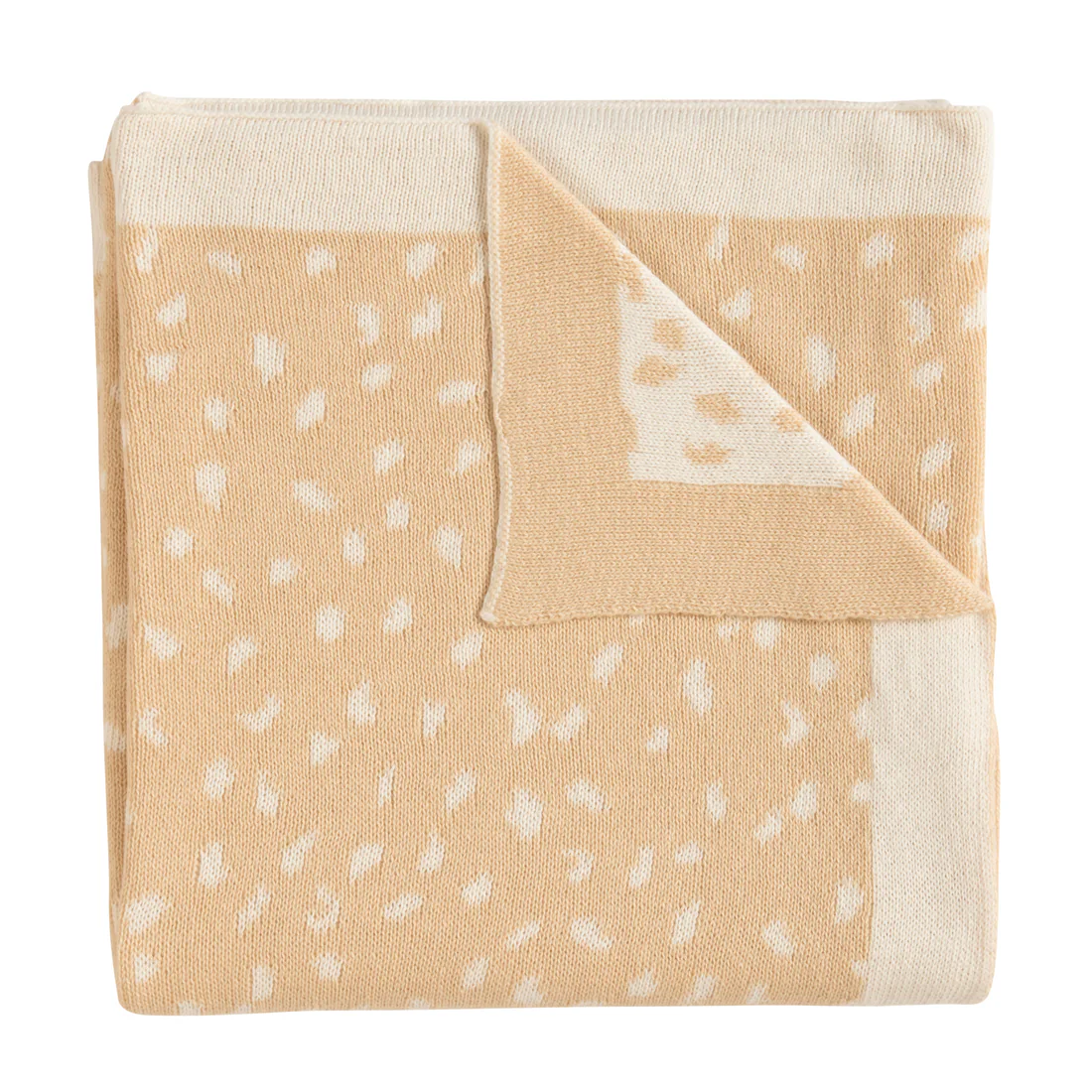 Reversible Blanket - Beige Dots