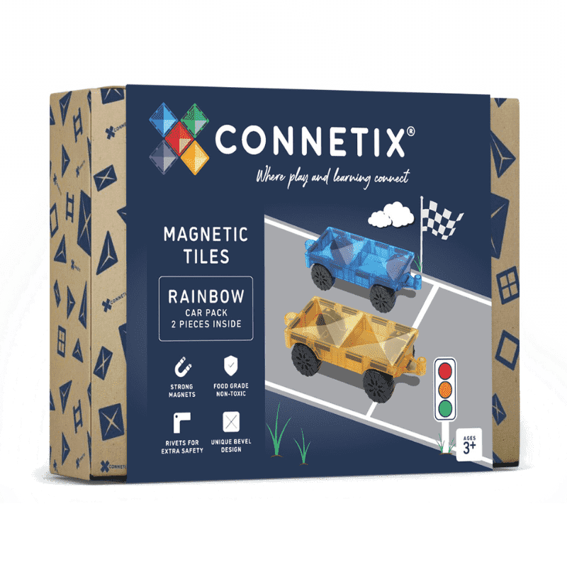 Connetix Rainbow Car Pack (2 pc)