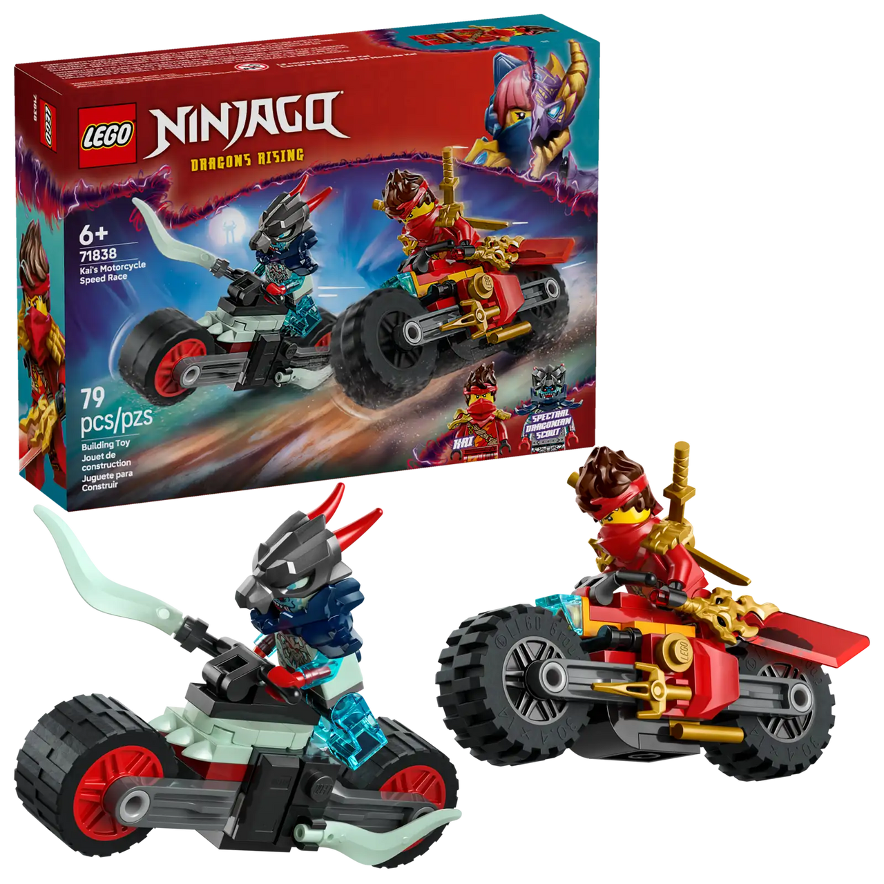 Kai's Motorcycle Speed race Lego 71838