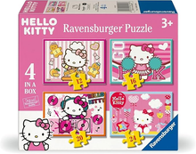 4 in a Box Puzzle - Hello Kitty
