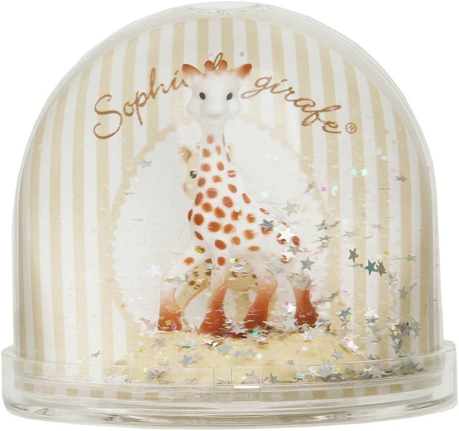 Sophie Giraffe Glitter Water Globe